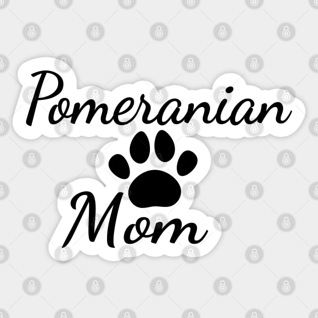 Pomeranian Mom Sticker by Braznyc